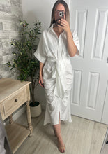 Load image into Gallery viewer, Thankful Midi Dress White

