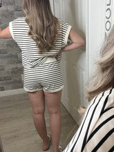 Load image into Gallery viewer, Love &amp; Stripes Top &amp; Shorts Set
