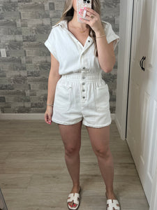 Daisy Denim Romper