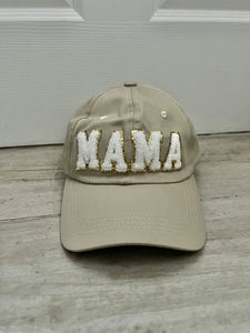 Mama Chenille Patch Baseball Cap Hat