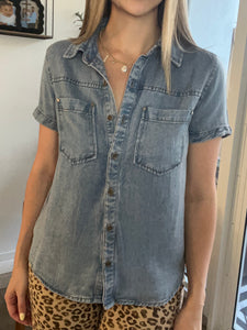 Harper Denim Wash Top
