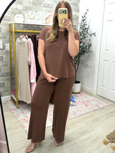 Load image into Gallery viewer, Miami Fall Top &amp; Pants Set Brown

