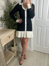 Load image into Gallery viewer, Luxe Monochrome Dress
