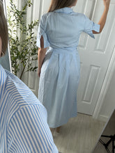 Load image into Gallery viewer, Bluebird Striped Midi Dress

