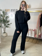 Load image into Gallery viewer, Dark Night Crew Neck &amp; Pants Loungewear Set
