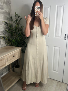 Fancy You Maxi Dress Beige