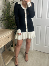 Load image into Gallery viewer, Luxe Monochrome Dress
