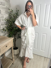 Load image into Gallery viewer, Thankful Midi Dress White
