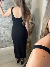 Load image into Gallery viewer, Roxy Full Length Black Dress
