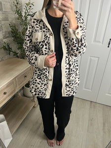 Ava Leopard Shacket