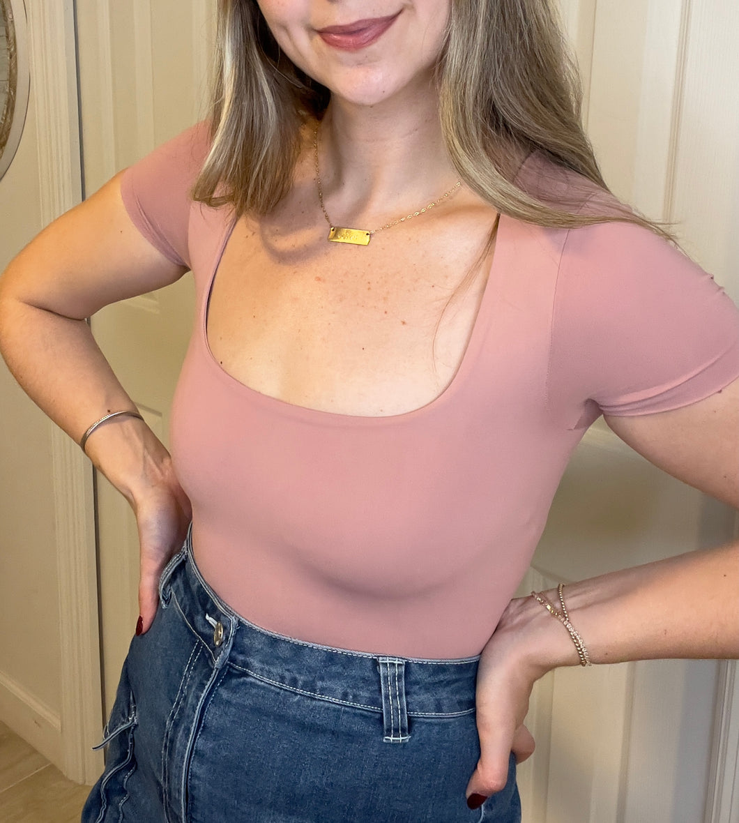 Blush Pink Dynamic Bodysuit