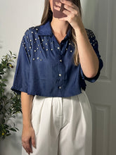 Load image into Gallery viewer, Blue Jean Top
