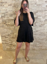 Load image into Gallery viewer, Bay Mineral Washed Comfy Romper Black
