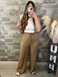 Amalfi Coast High Waisted Pants