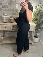 Load image into Gallery viewer, Sand Black High Waisted Pants
