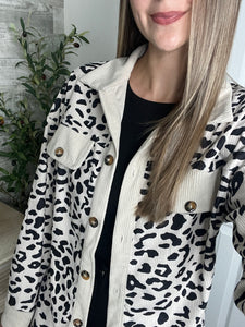 Ava Leopard Shacket