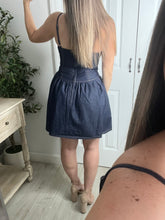 Load image into Gallery viewer, Season Denim Mini Dress
