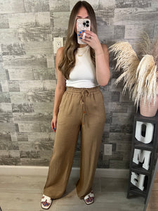 Amalfi Coast High Waisted Pants