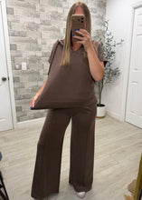 Load image into Gallery viewer, Roamlee Chocolate Top &amp; Pants Set
