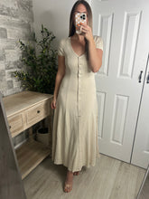Load image into Gallery viewer, Fancy You Maxi Dress Beige
