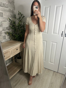 Fancy You Maxi Dress Beige
