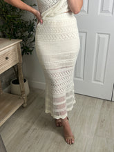 Load image into Gallery viewer, Vanilla Bloom Top &amp; Skirt Set
