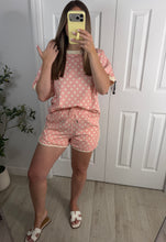 Load image into Gallery viewer, Dotty About You Top &amp; Shorts Set Pink
