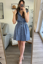 Load image into Gallery viewer, Kat Stripe Mini Dress
