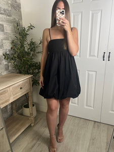 Bubbly Affair Mini Dress Black