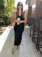 Load image into Gallery viewer, Button Front Vest &amp; Midi Skirt Knit Set
