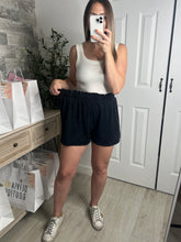 Load image into Gallery viewer, Acid Wash Black Shorts
