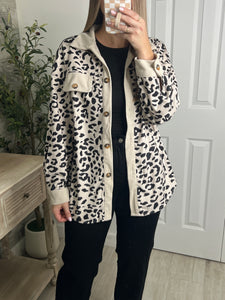 Ava Leopard Shacket