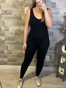Cheerful Comfy Ribbed Sports Bodysuit