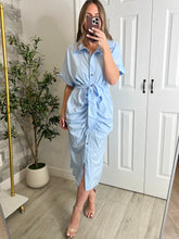 Load image into Gallery viewer, Tropics Baby Blue Dress
