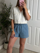 Load image into Gallery viewer, Isla Denim V Neck Top

