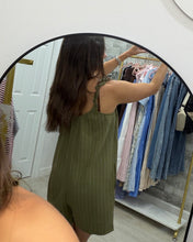 Load image into Gallery viewer, New Girl Olive Romper
