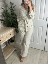 Load image into Gallery viewer, Sarah Biege Code Jumpsuit
