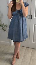 Load image into Gallery viewer, Babydoll Denim Dress
