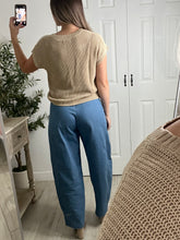 Load image into Gallery viewer, Jill Crew Neck Crochet Top
