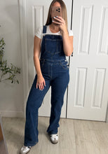 Load image into Gallery viewer, Coastal Blue Denim Overalls Jumpsuit
