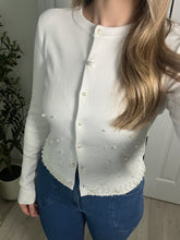 Load image into Gallery viewer, Winter White Cardigan
