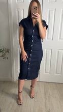 Load image into Gallery viewer, Denim Edit Midi Dress
