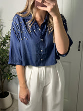 Load image into Gallery viewer, Blue Jean Top

