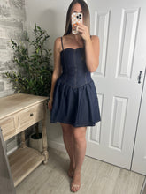 Load image into Gallery viewer, Season Denim Mini Dress
