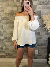 Load image into Gallery viewer, West Coast Off Shoulder Top
