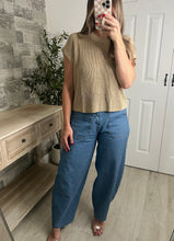 Load image into Gallery viewer, Jill Crew Neck Crochet Top
