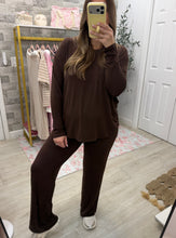 Load image into Gallery viewer, Chocolate Buttery Soft Top &amp; Pants Set

