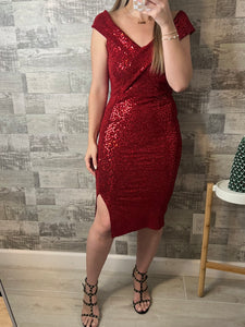 Chanel Red Holiday Dress