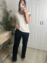 Load image into Gallery viewer, Boderline Chic Off White Top
