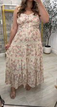 Load image into Gallery viewer, Vintage Pink Floral Dress
